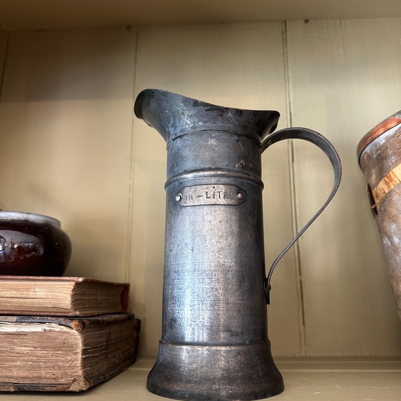 Vintage Other - Vintage Metal Pitcher Italian